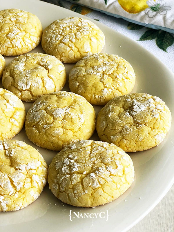 Easy Lemon Crinkle Cookies